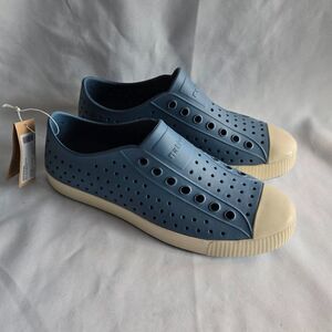 Native Jefferson Sugarlite Slip on Shoes - Oasis Blue - Mens 8 Womens 10 NEW
